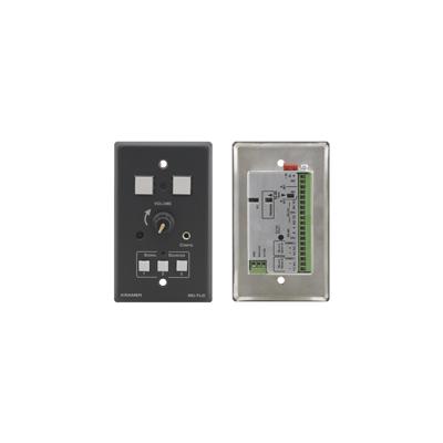 5-Button Media & Room Controller Wall Plate with IR Learning